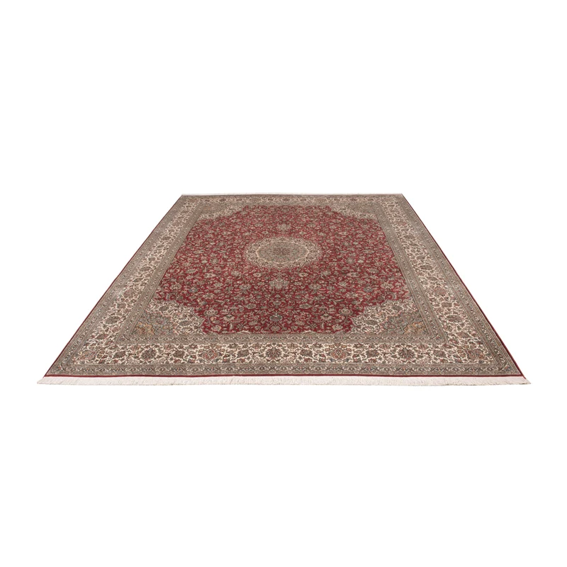 Kaschmir Seide Teppich 245x321cm - Orientteppich - rot