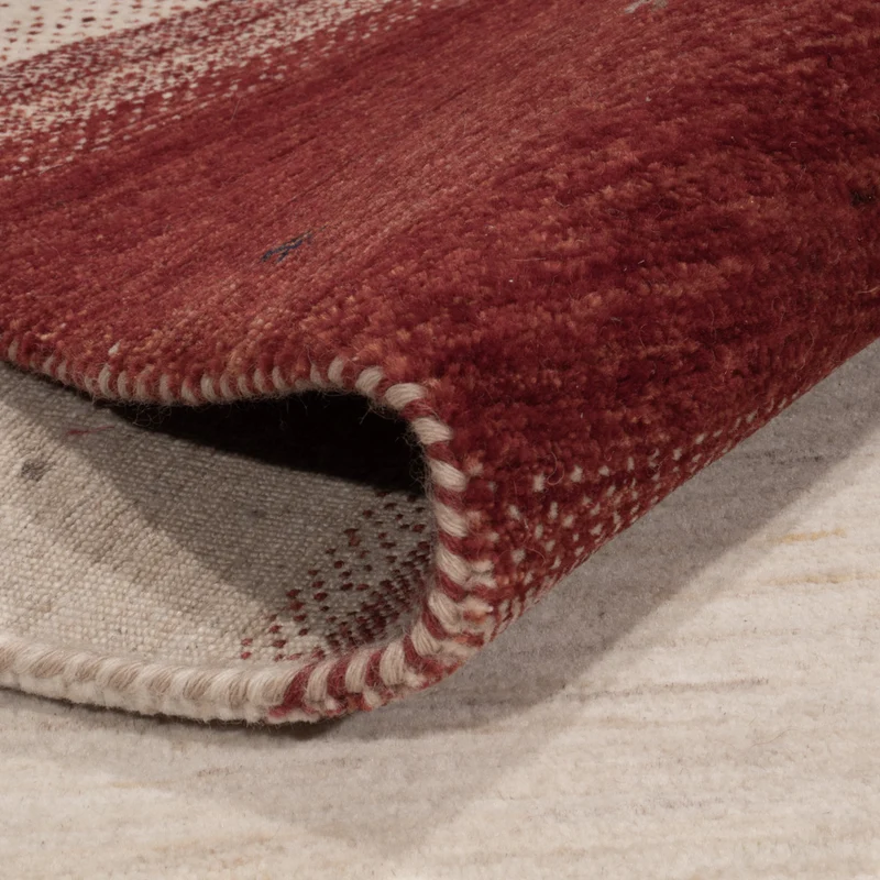 Indo Loribaft Teppich 244x357cm - Wollteppich - beige
