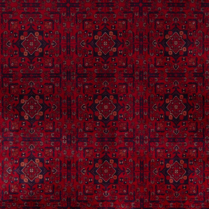Afghan Teppich 255x354cm - Orientteppich - rot