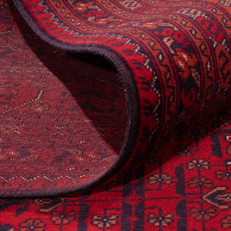 Afghan Teppich 255x354cm - Orientteppich - rot