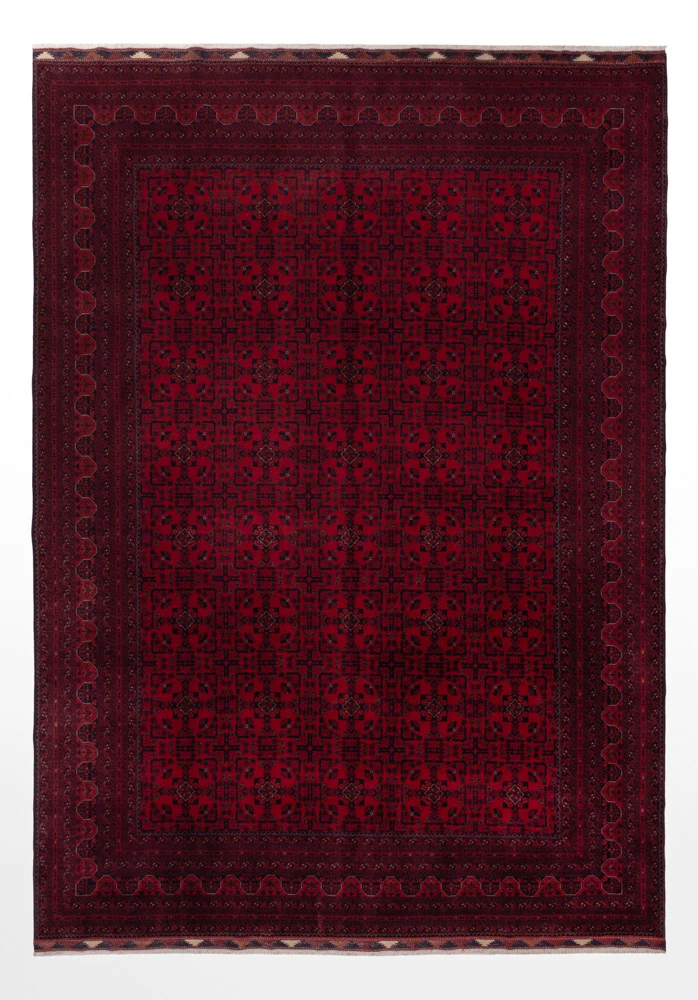 Afghan Teppich 252x355cm - Orientteppich - rot