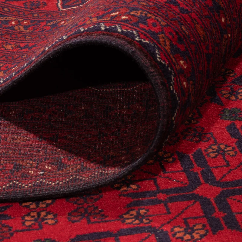 Afghan Teppich 252x355cm - Orientteppich - rot