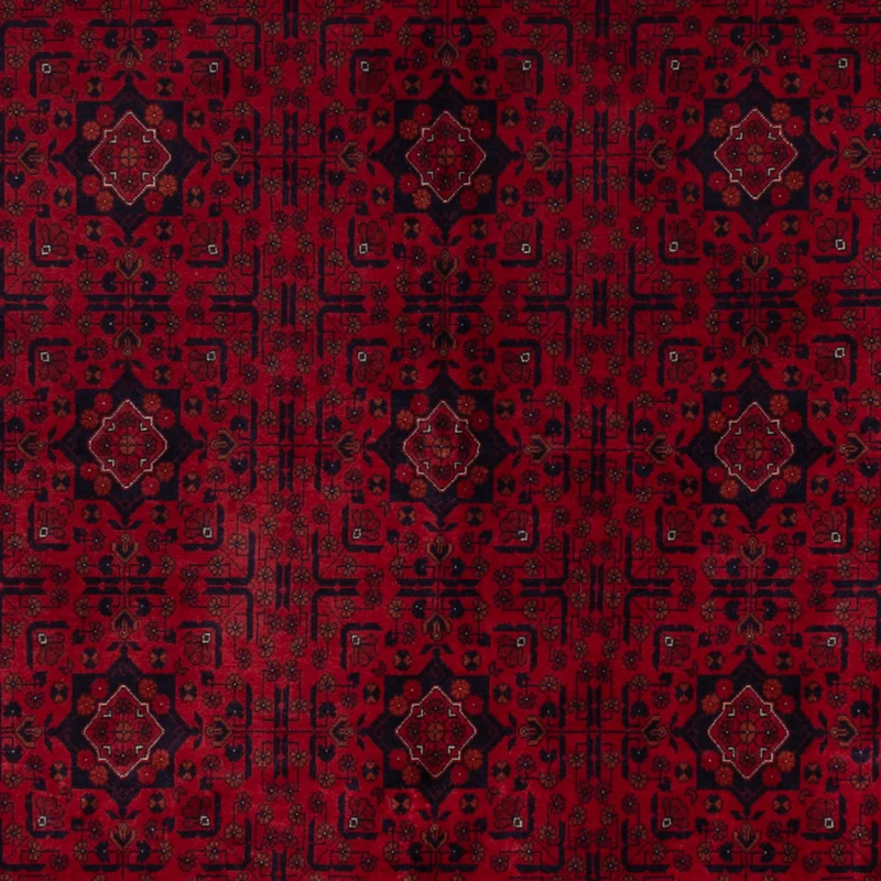 Afghan Teppich 255x352cm - Orientteppich - rot