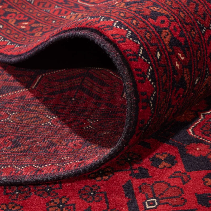 Afghan Teppich 255x352cm - Orientteppich - rot