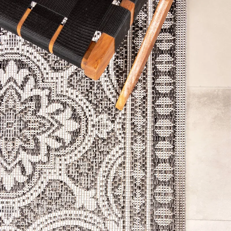 In- & Outdoor Teppich - Summer Oriental Grau