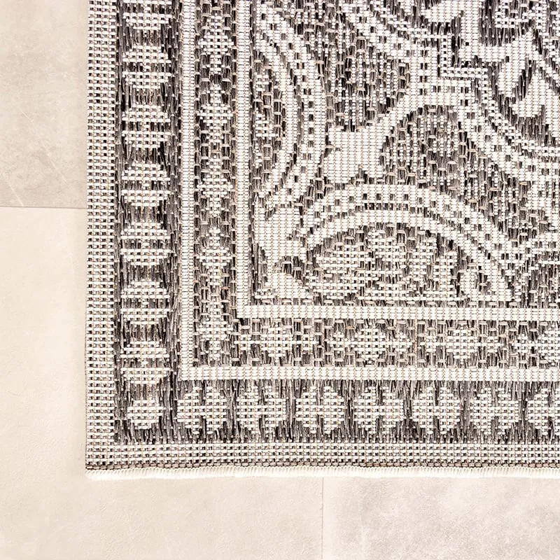In- & Outdoor Teppich - Summer Oriental Grau