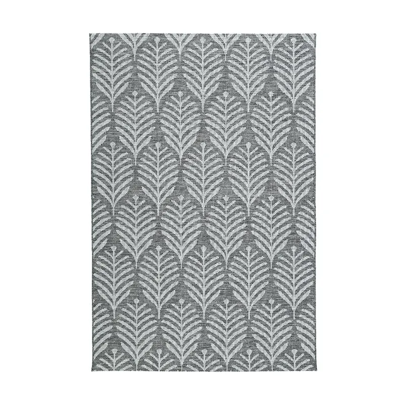 In- & Outdoor Teppich - Summer Leaves Grau