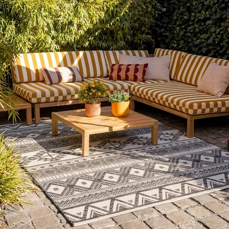 In- & Outdoor Teppich - Summer Beyond Grau