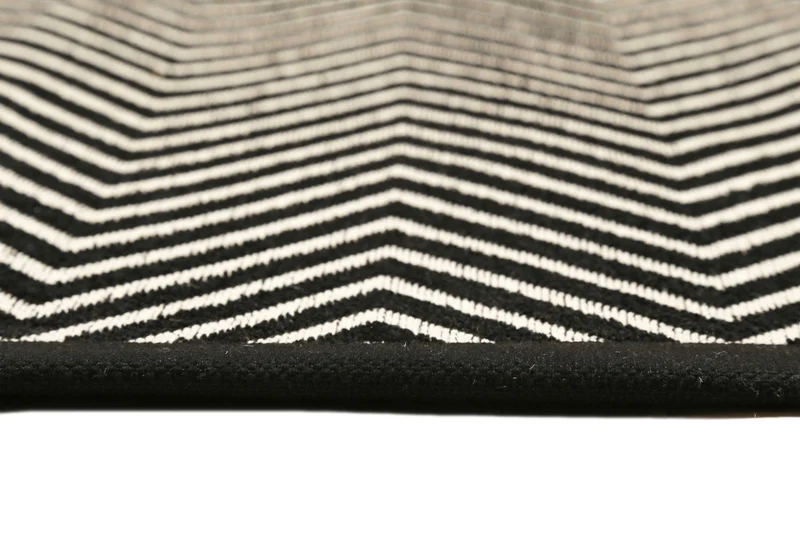 Esprit Wendeteppich Schwarz Weiß Kurzflor "Paulsen"