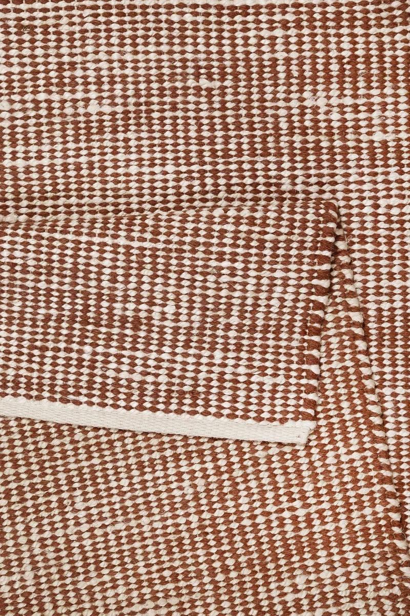 Esprit Kelim Teppich Rotbraun Beige aus Jute & Wolle "Gobi"