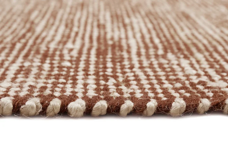 Esprit Kelim Teppich Rotbraun Beige aus Jute & Wolle "Gobi"