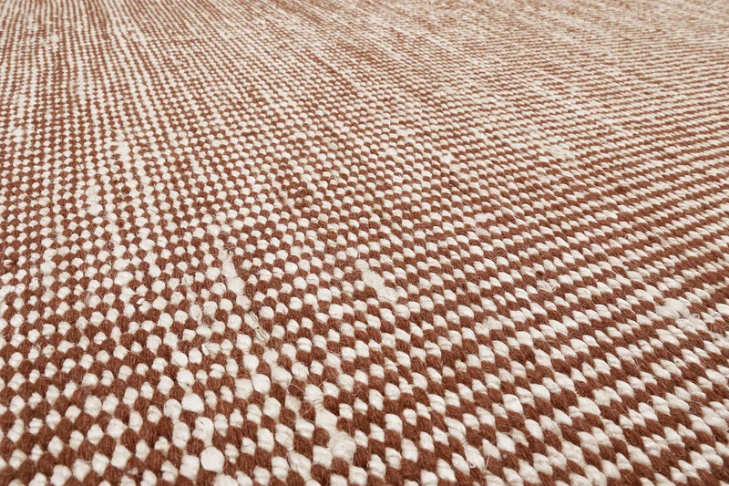 Esprit Kelim Teppich Rotbraun Beige aus Jute & Wolle "Gobi"