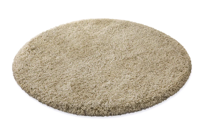 Esprit Teppich Rund Beige Sand weich soft "Yogi"