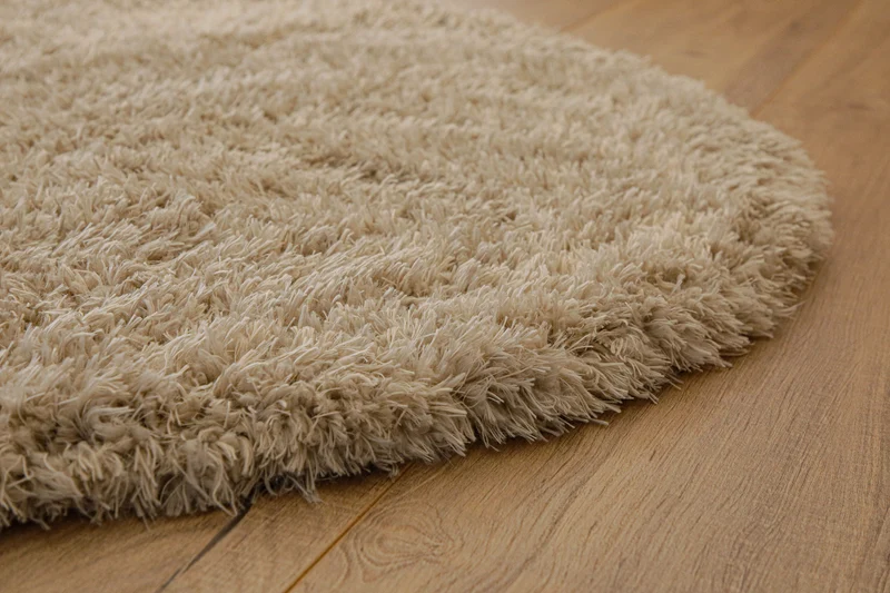 Esprit Teppich Rund Beige Sand weich soft "Yogi"