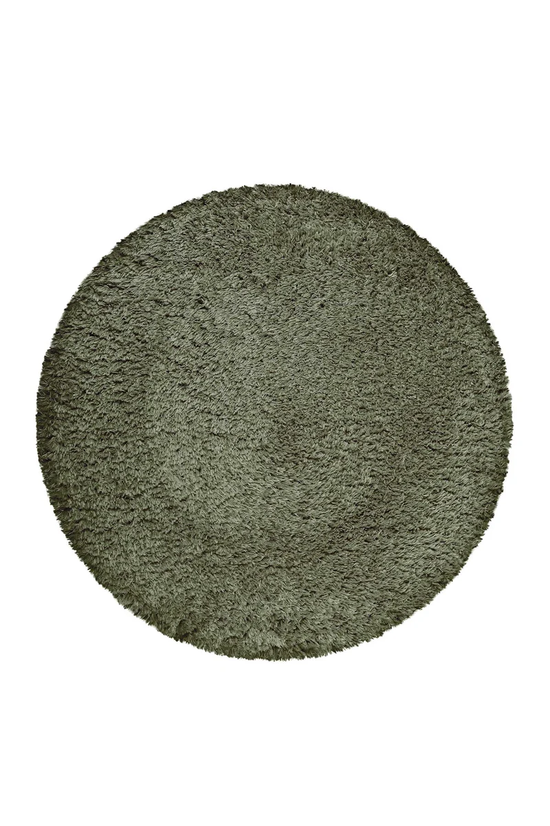 Esprit Teppich Rund Grün weich soft "Yogi"