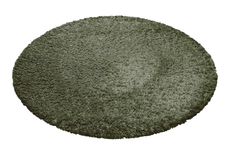 Esprit Teppich Rund Grün weich soft "Yogi"