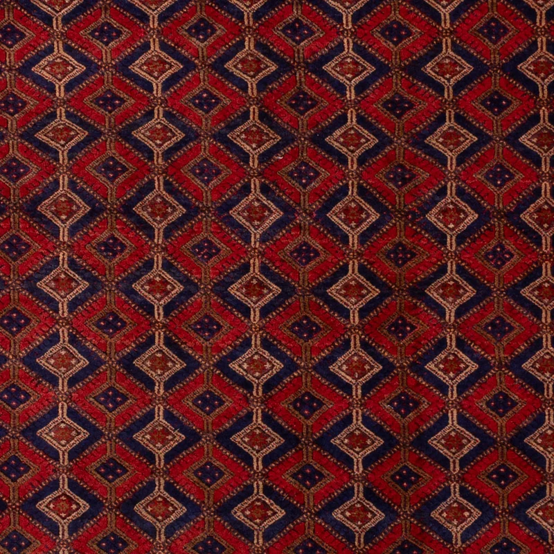 Kelim Afghan Teppich 228x270cm - rot