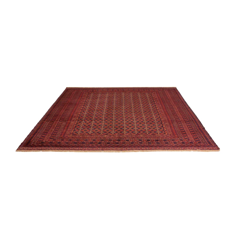 Kelim Afghan Teppich 228x270cm - rot