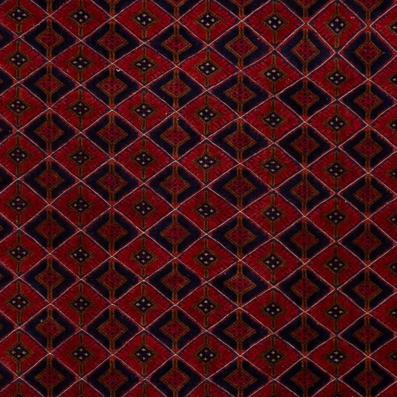Kelim Afghan Teppich 210x291cm - rot
