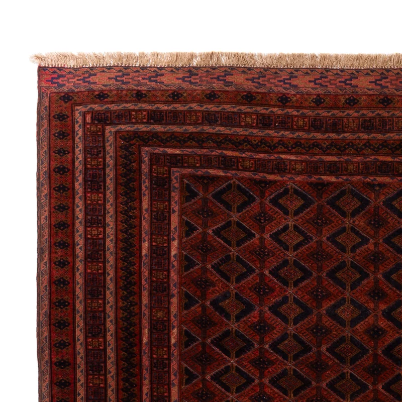 Kelim Afghan Teppich 209x289cm - rot