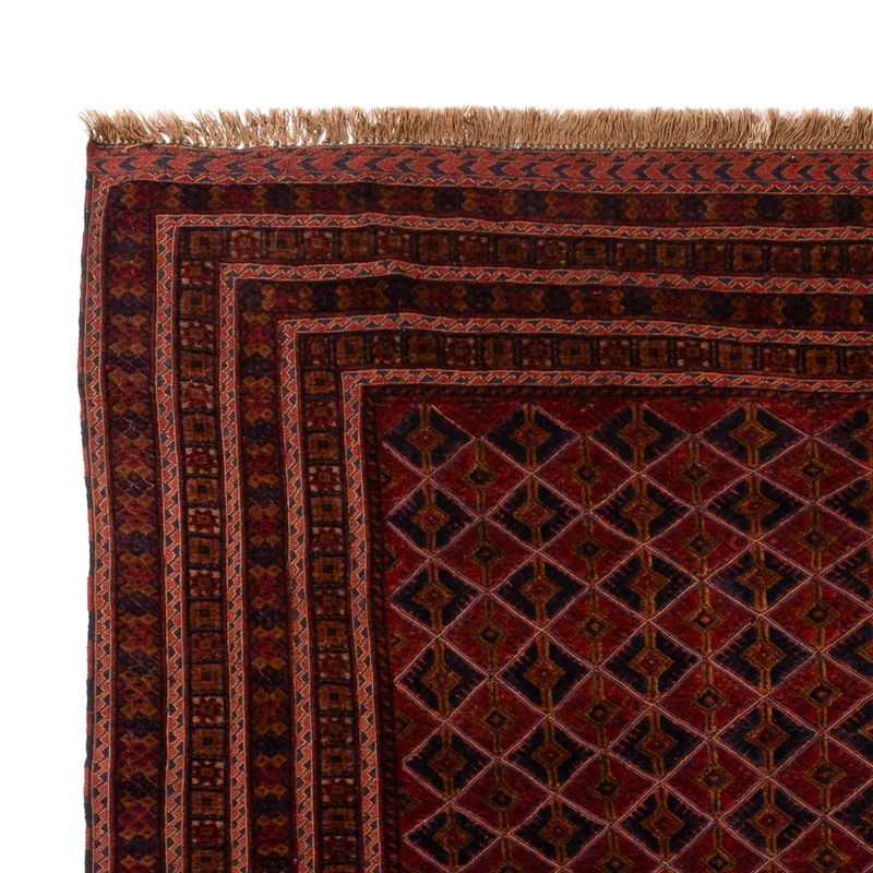 Kelim Afghan Teppich 208x292cm - rot