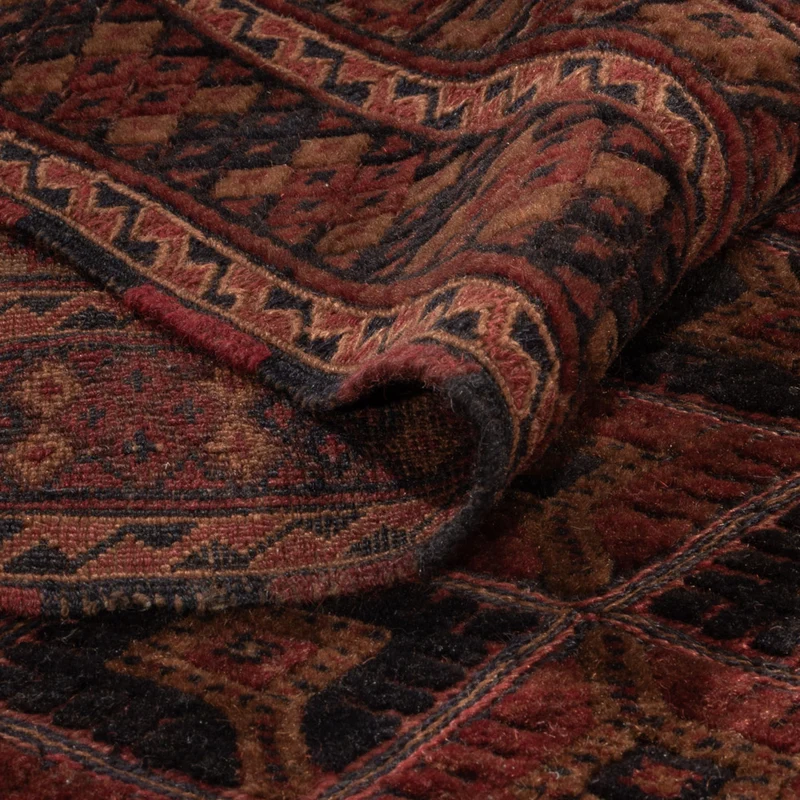 Kelim Afghan Teppich 208x292cm - rot