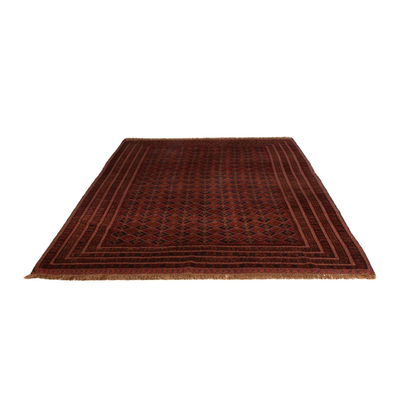 Kelim Afghan Teppich 208x292cm - rot