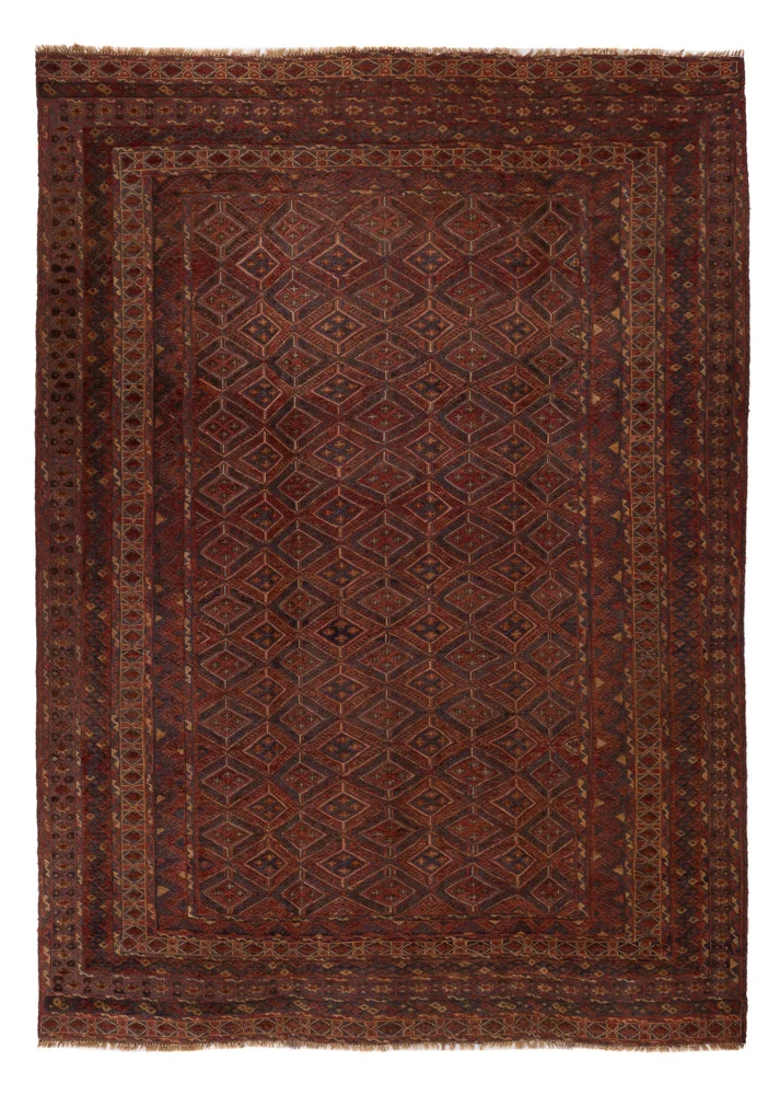 Kelim Afghan Teppich 199x278cm - rot