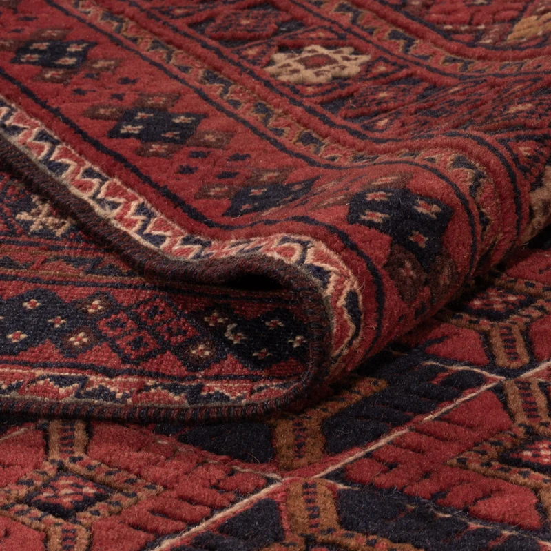 Kelim Afghan Teppich 201x277cm - rot