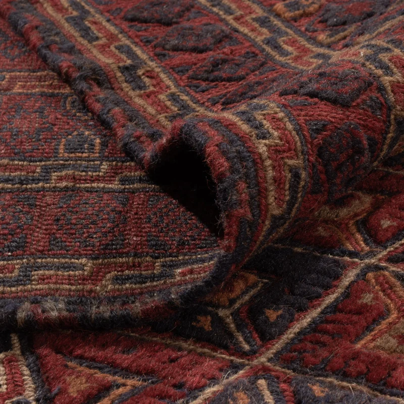 Kelim Afghan Teppich 209x265cm - rot