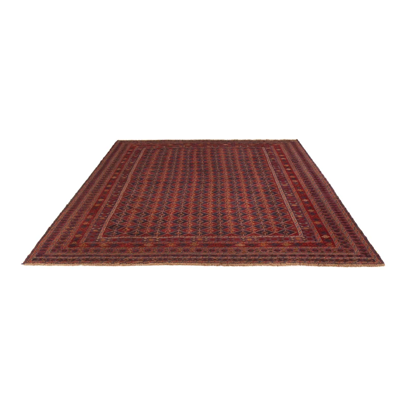 Kelim Afghan Teppich 209x265cm - rot
