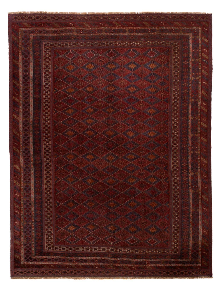 Kelim Afghan Teppich 204x269cm - rot
