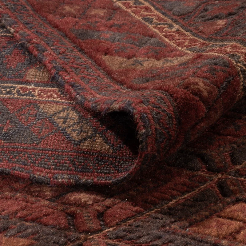 Kelim Afghan Teppich 204x269cm - rot