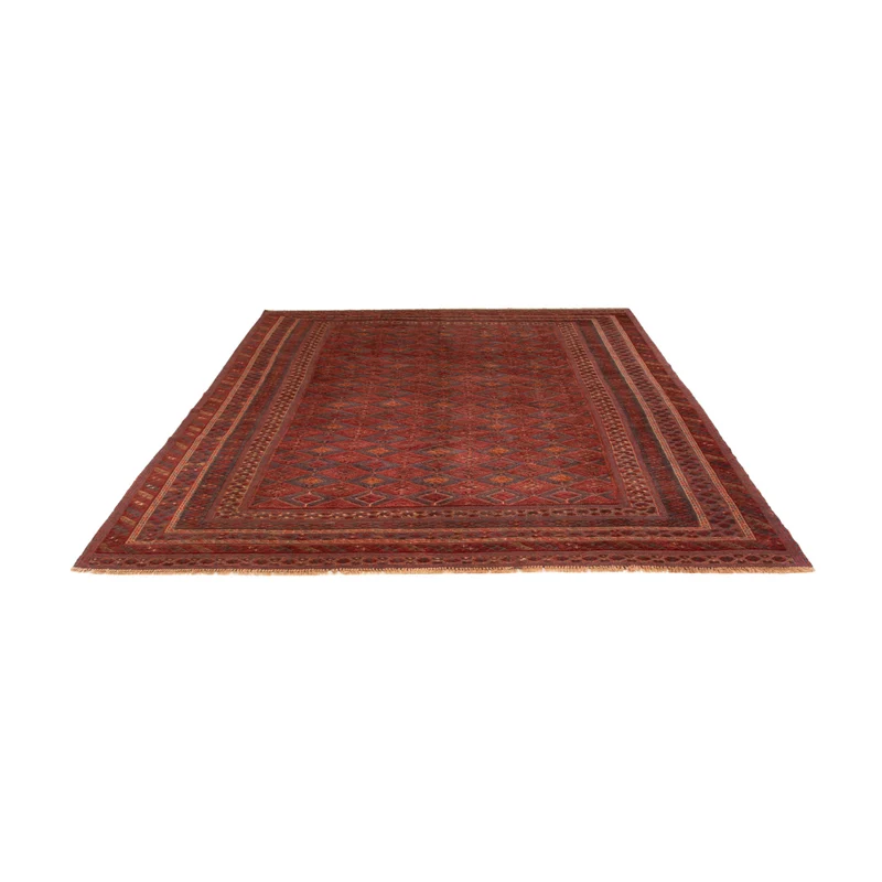 Kelim Afghan Teppich 204x269cm - rot