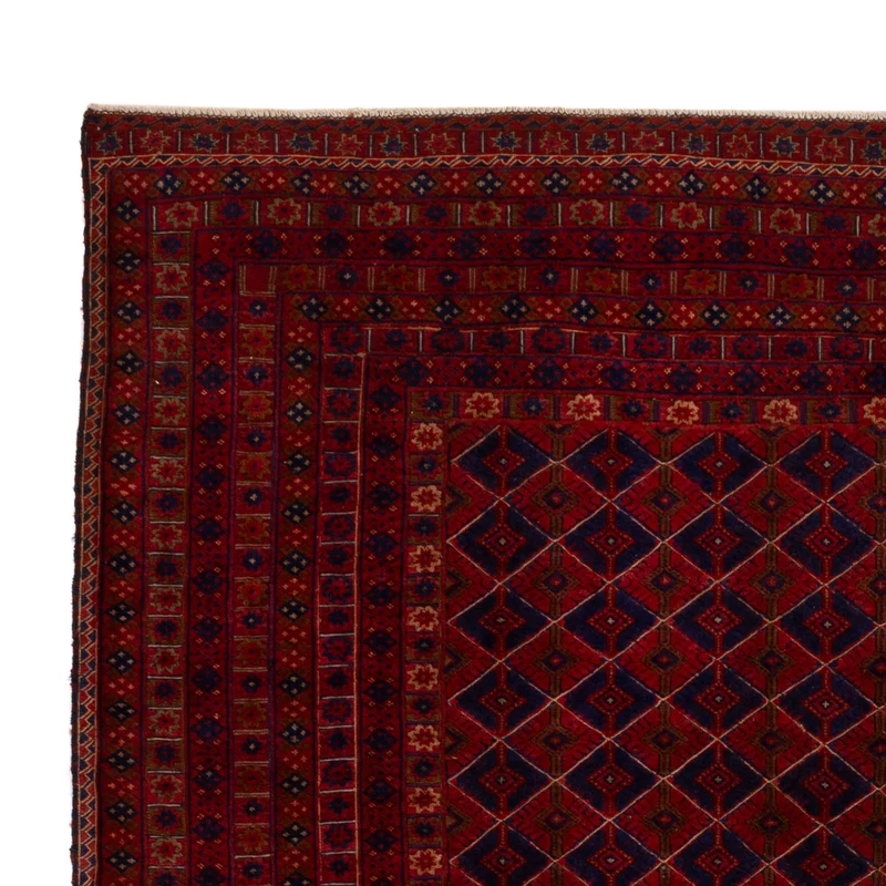 Kelim Afghan Teppich 194x282cm - rot