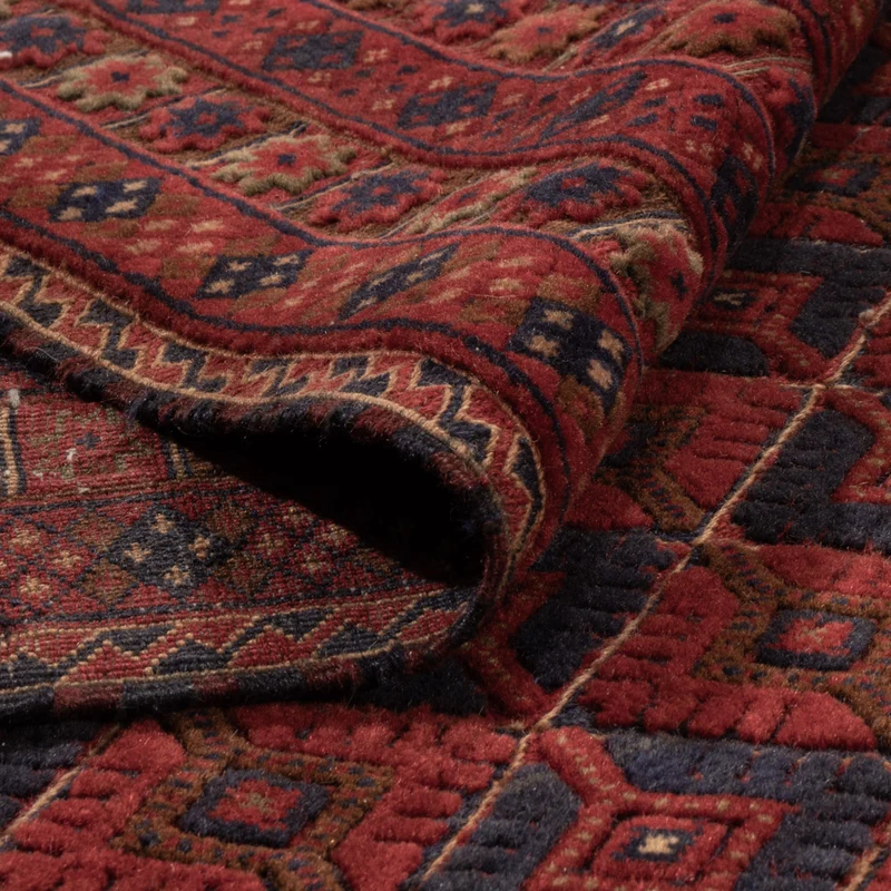 Kelim Afghan Teppich 194x282cm - rot