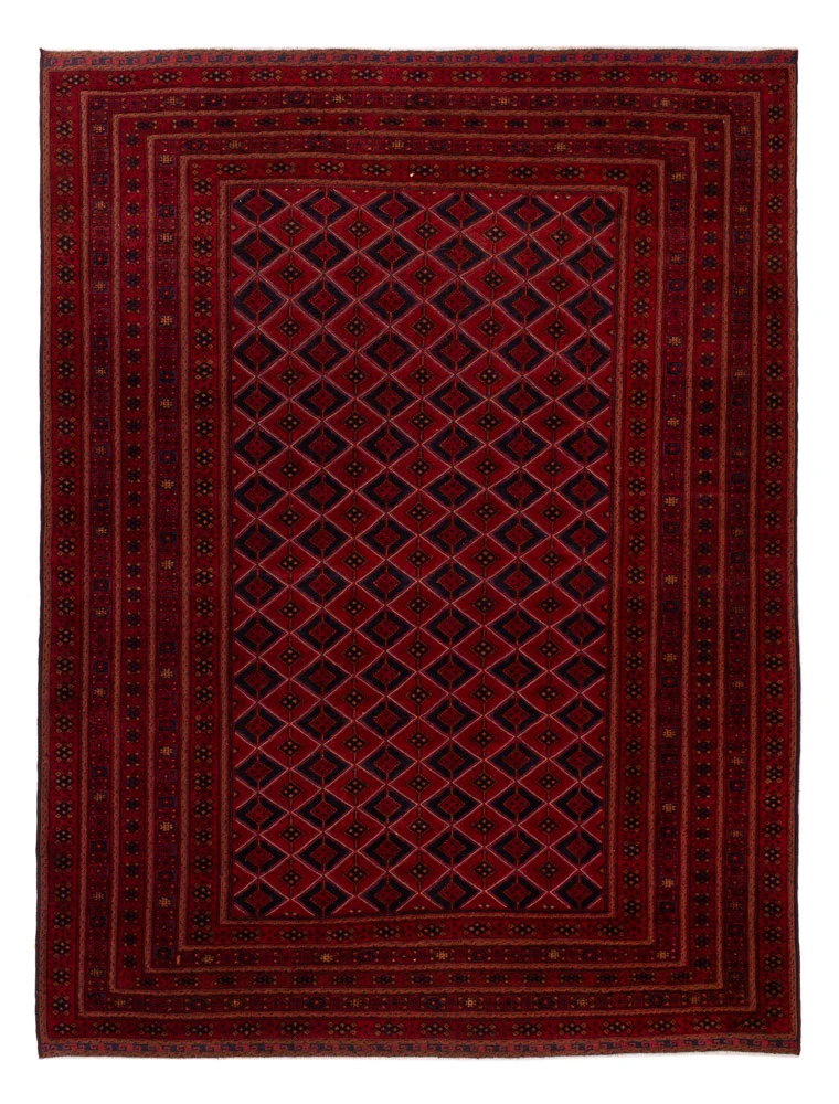 Kelim Afghan Teppich 200x273cm - rot