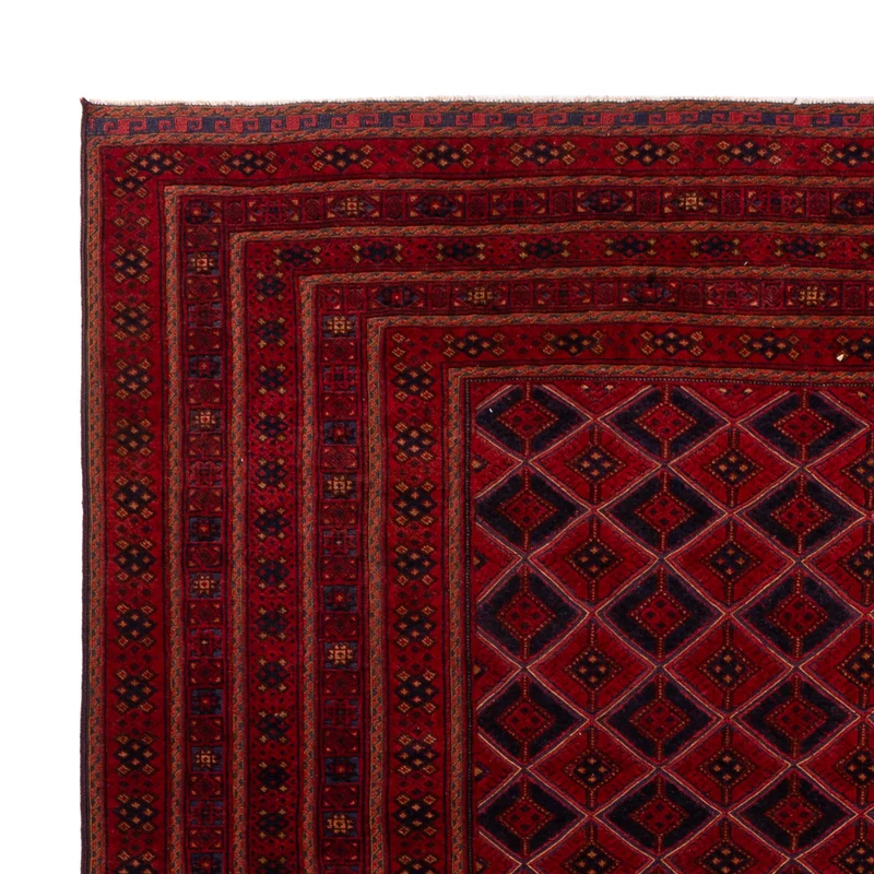 Kelim Afghan Teppich 200x273cm - rot