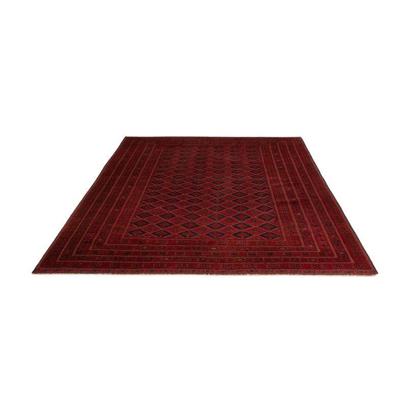 Kelim Afghan Teppich 200x273cm - rot