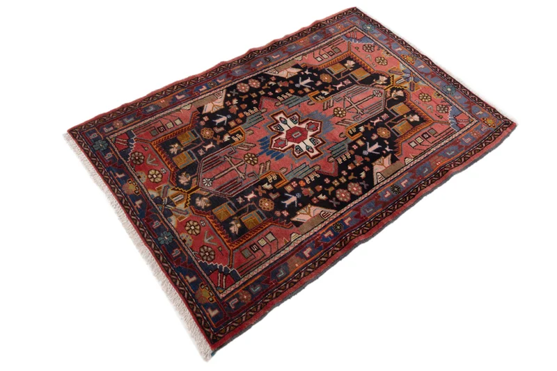 Perserteppich - Nomadic - 85 x 125 cm - dunkelrot