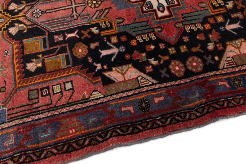 Perserteppich - Nomadic - 85 x 125 cm - dunkelrot
