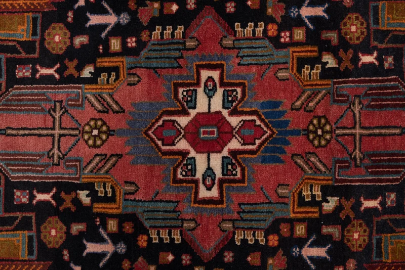 Perserteppich - Nomadic - 85 x 125 cm - dunkelrot
