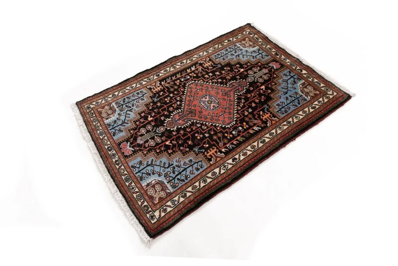 Perserteppich - Nomadic - 80 x 115 cm - mehrfarbig