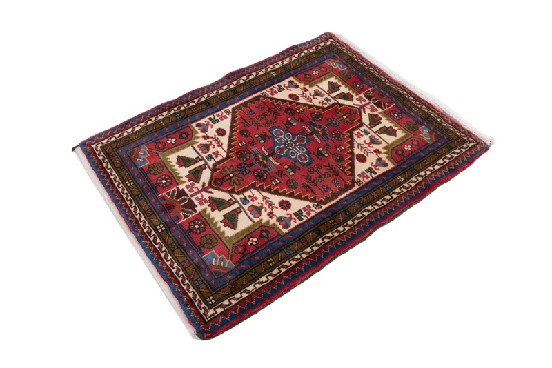Perserteppich - Nomadic - 85 x 115 cm - rot
