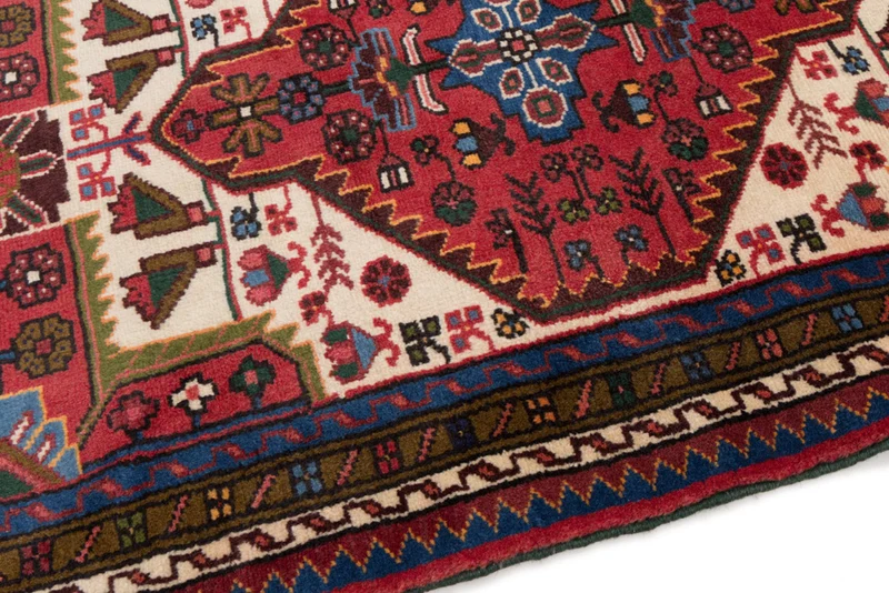 Perserteppich - Nomadic - 85 x 115 cm - rot