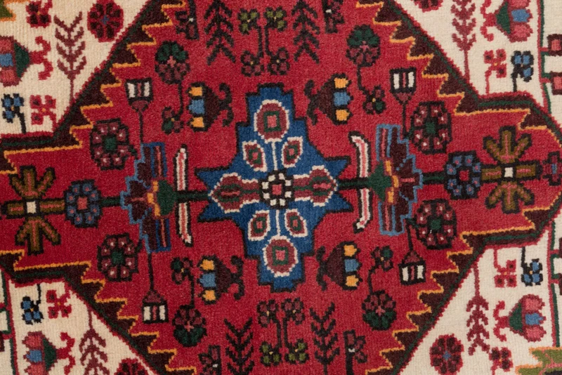 Perserteppich - Nomadic - 85 x 115 cm - rot