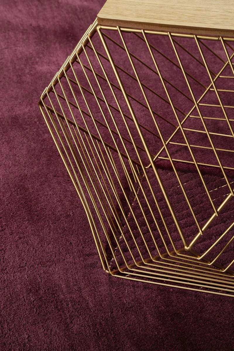 Esprit Teppich Bordeaux Hochflor "Loft"