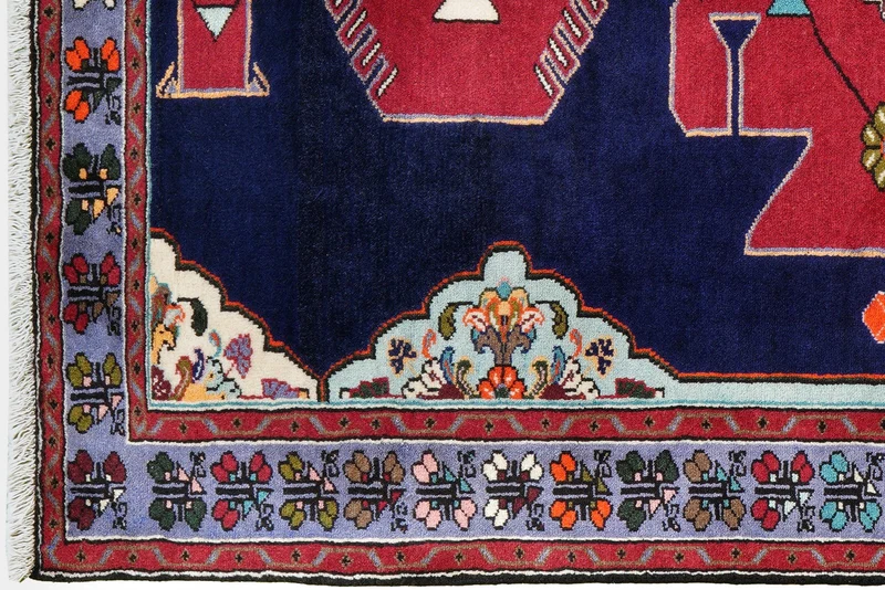 Tarom · Handgeknüpft – Blau, 199x125 cm
