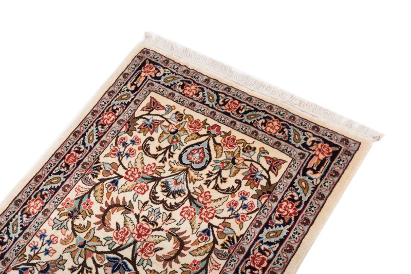 Läufer Perser - Ghom - 80 x 210 cm - creme