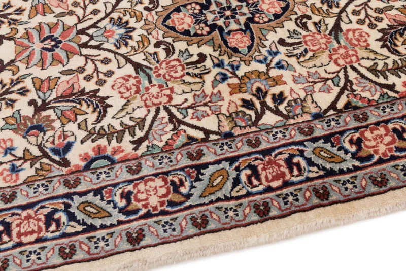 Läufer Perser - Ghom - 80 x 210 cm - creme